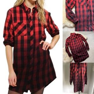 Urban Outfitter  BDG Ombré Plaid Shirtdress